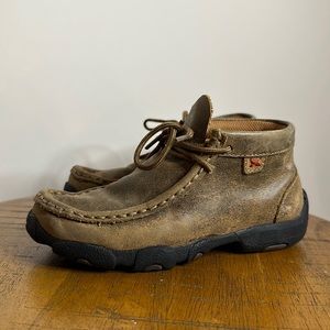 Toddler/Kids Twisted X Chukka Driving Moc Shoes Size 11